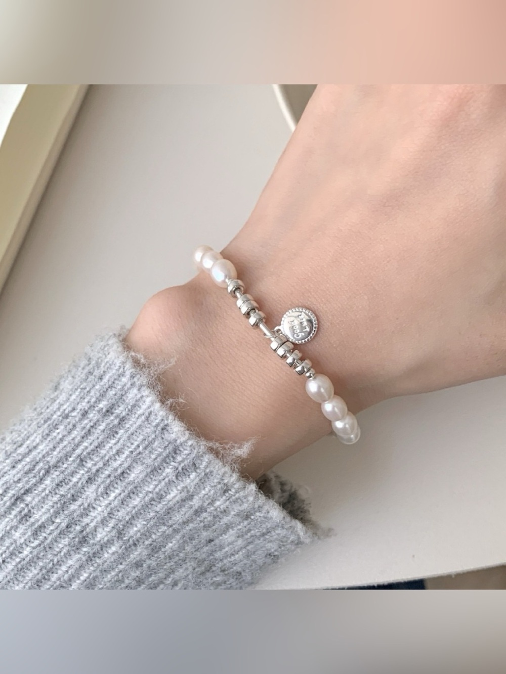 Pearl 925 Sterling Silver Bracelet